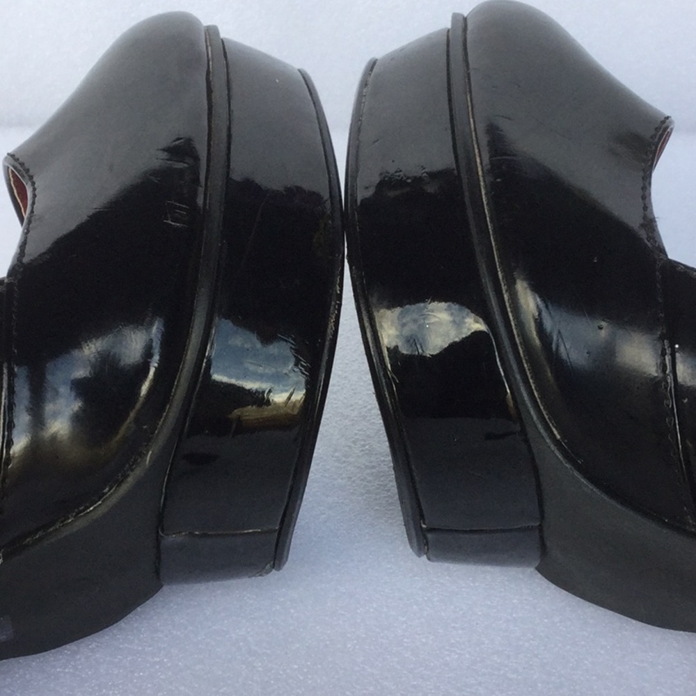 Promise platform strappy stilettos SZ 8.5 - Picture 3 of 10